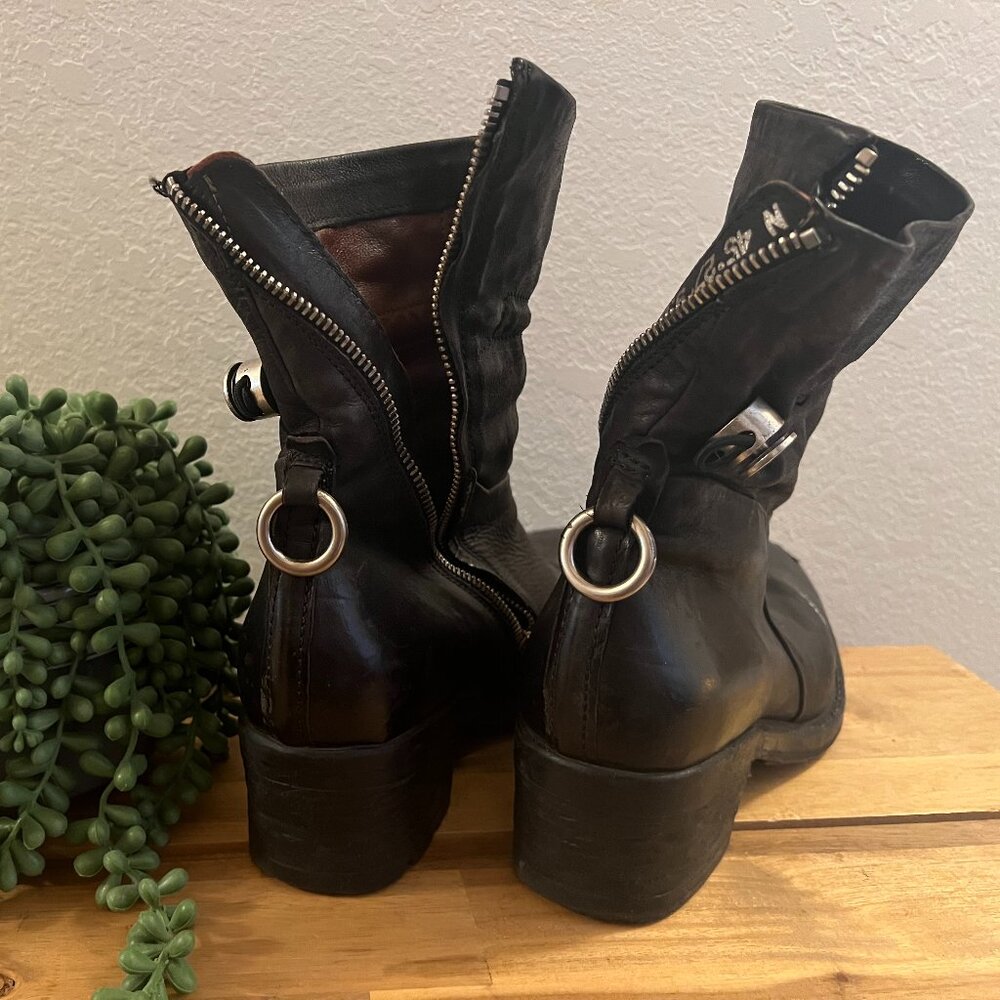 AS 98 Black Boots Size 39 - Picture 1 of 10